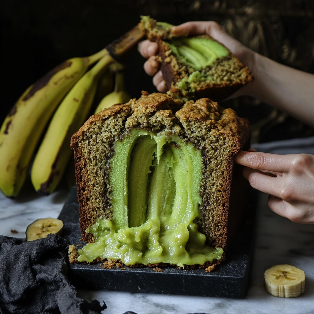 Green banana bread