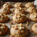 Freshly baked Pignoli Cookies ready to be served.