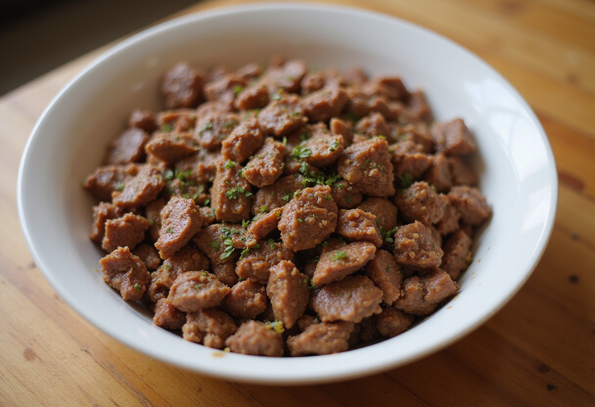 Perfect Instant Pot Ground Beef ready to serve.
