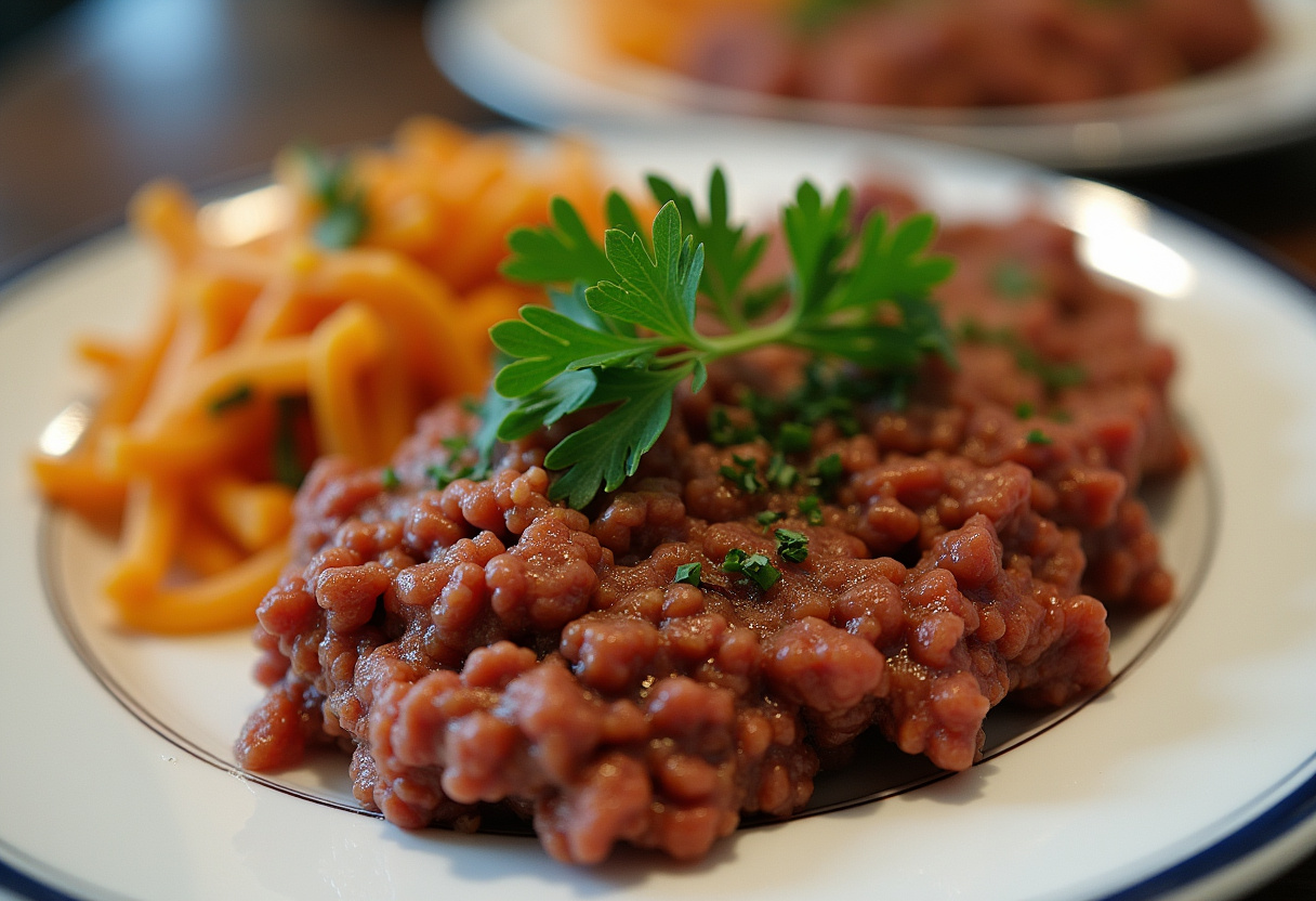 Juicy 3-ingredient ground beef recipe served on a plate.