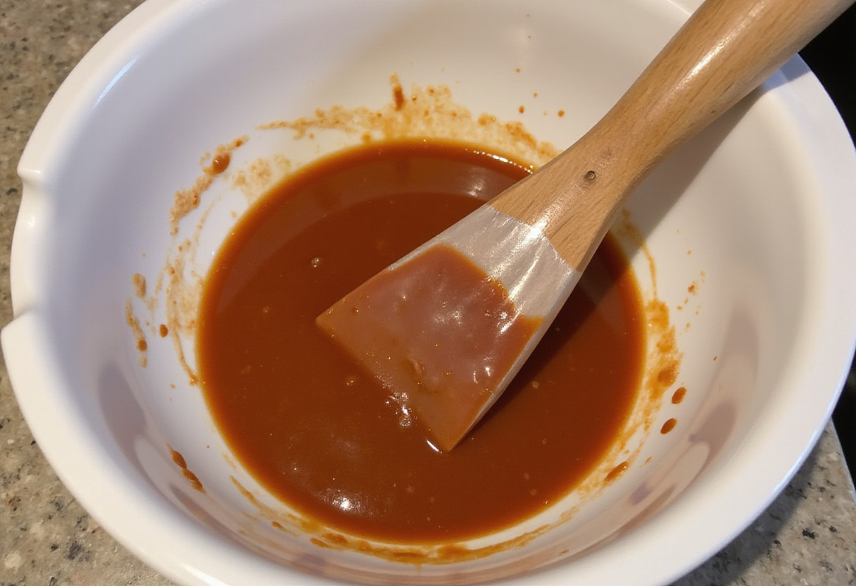 Raising Cane's Sauce chilling in the refrigerator.