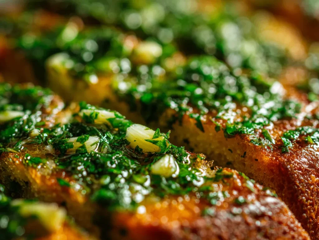chimichurri garlic bread