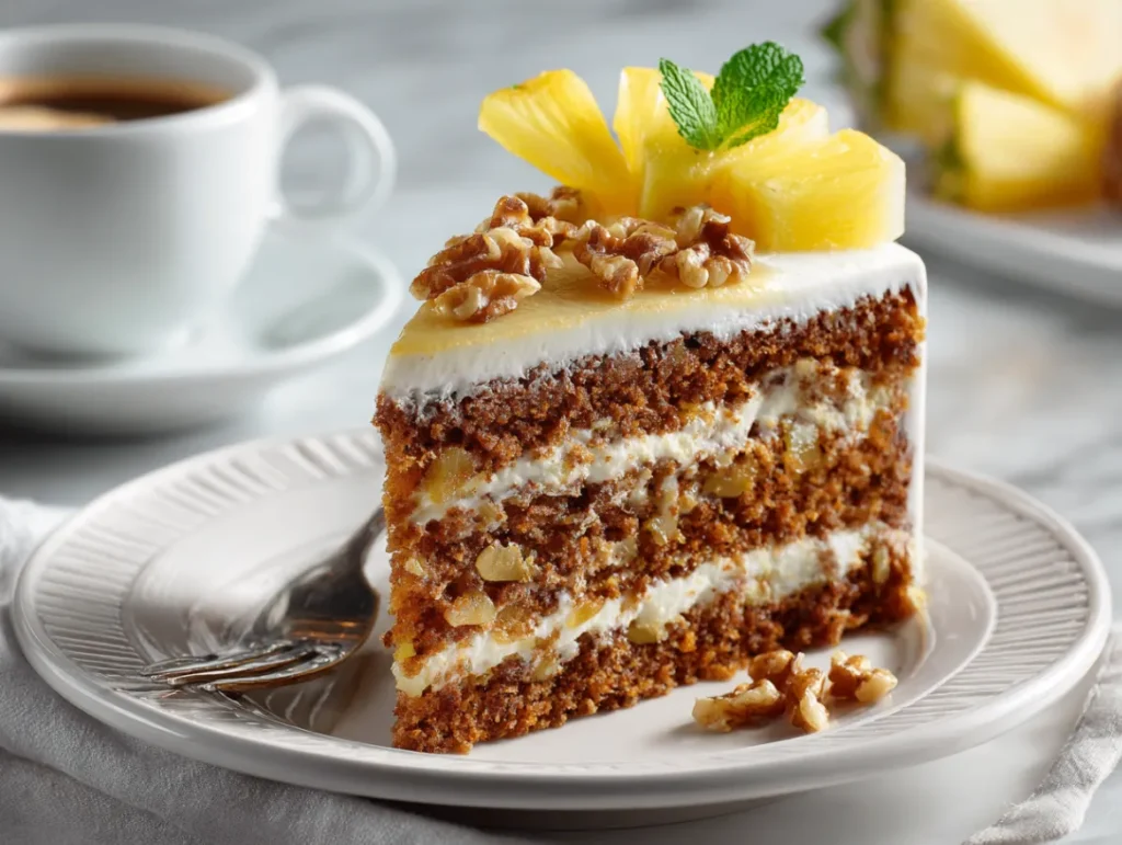 Pineapple Carrot Cream Cake