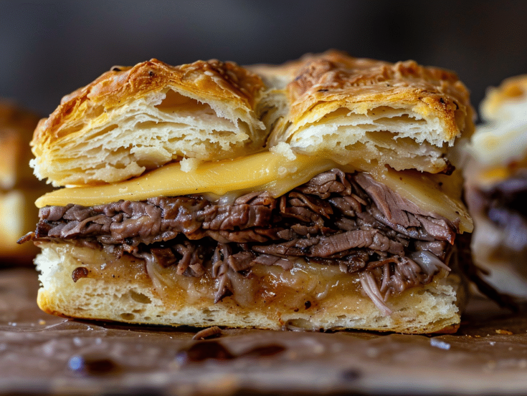 French Dip Biscuit Bites
