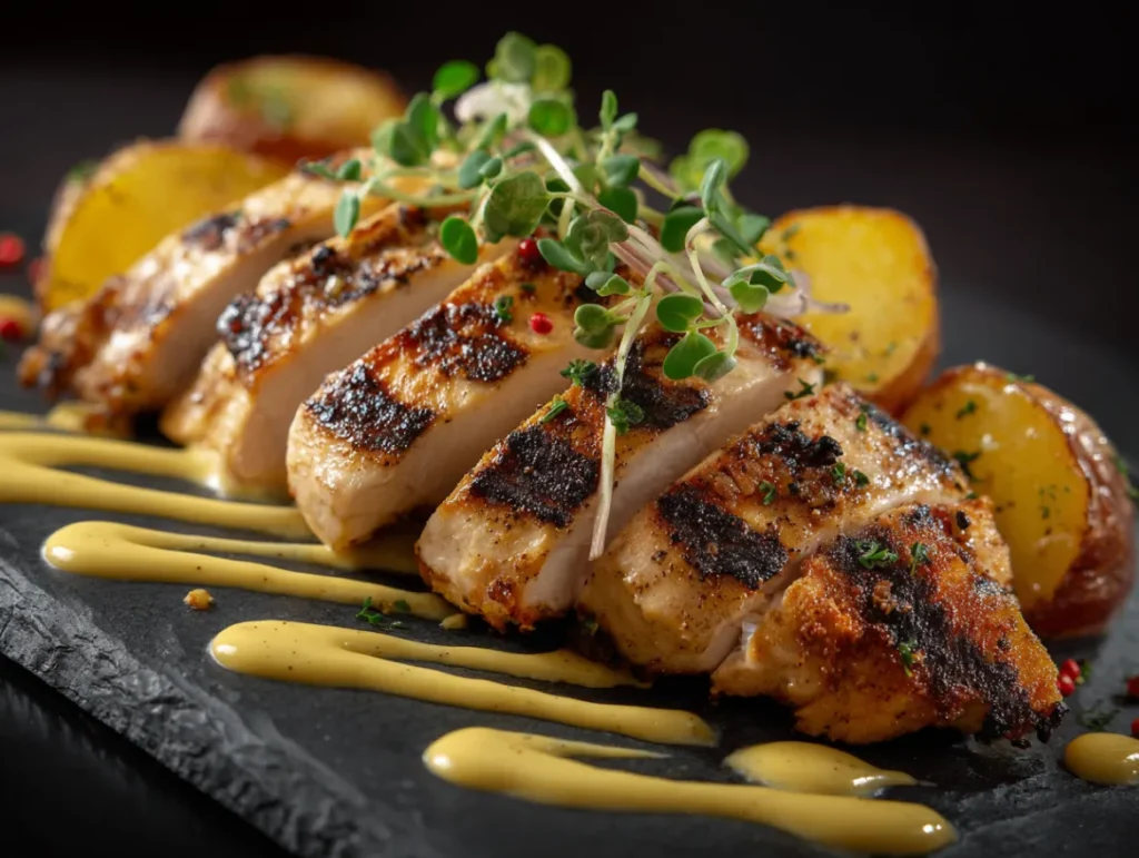 Grilled Chicken Fillet with Potatoes