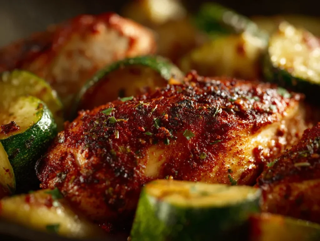 Paprika Zucchini Chicken Recipe