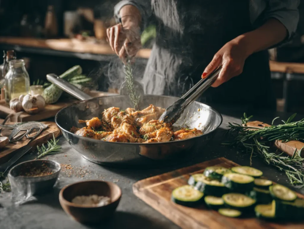 Paprika Zucchini Chicken Recipe