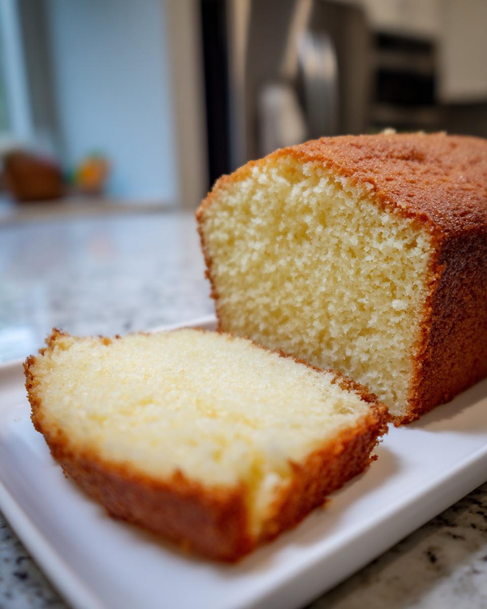 A slice of moist vanilla cake from an irresistible vanilla cake recipe, showcasing its tender crumb and golden crust.