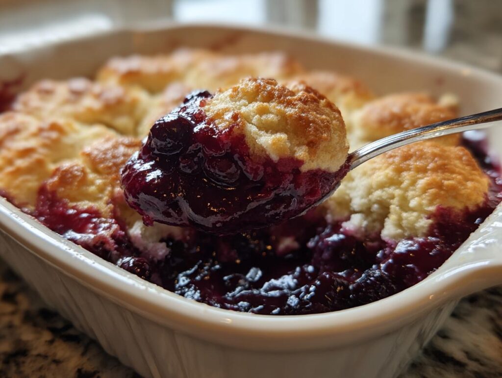 blackberry cobbler - Featured