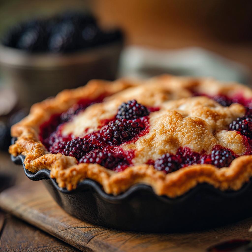 blackberry cobbler pie crust - Tasty