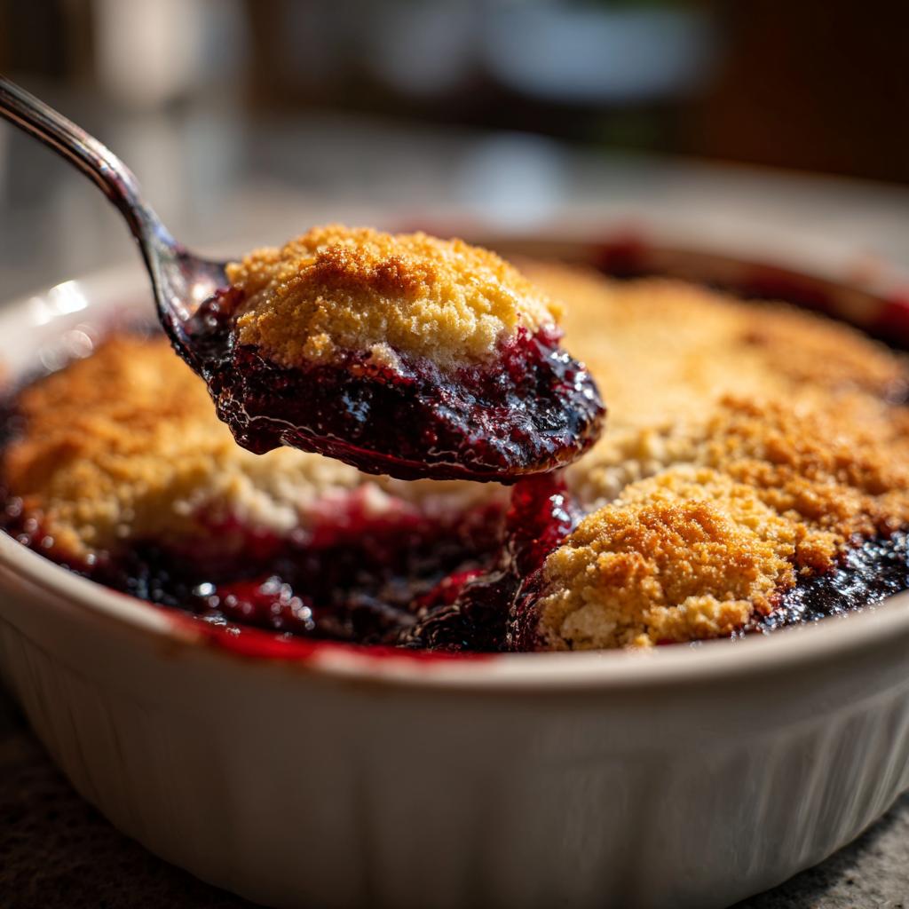 blackberry cobbler - Tasty