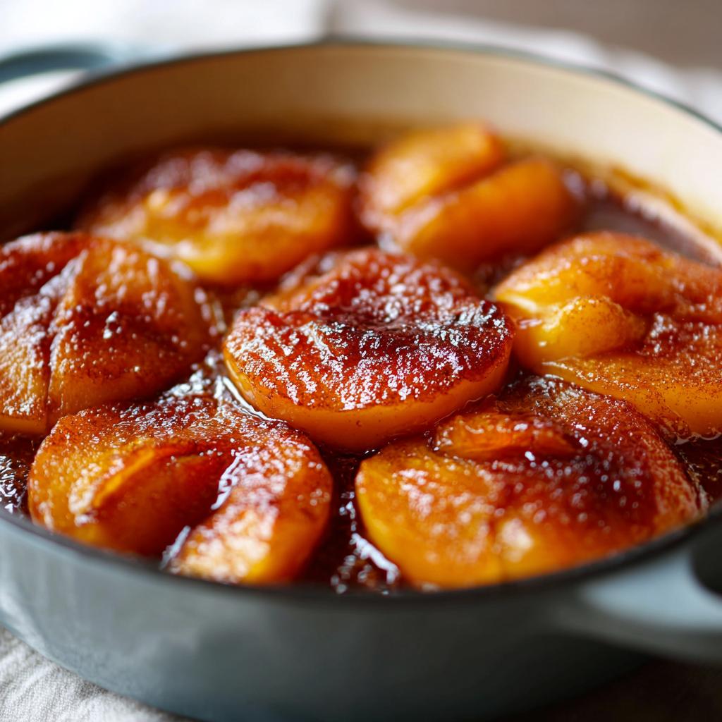 cinnamon sugar baked peaches - Tasty