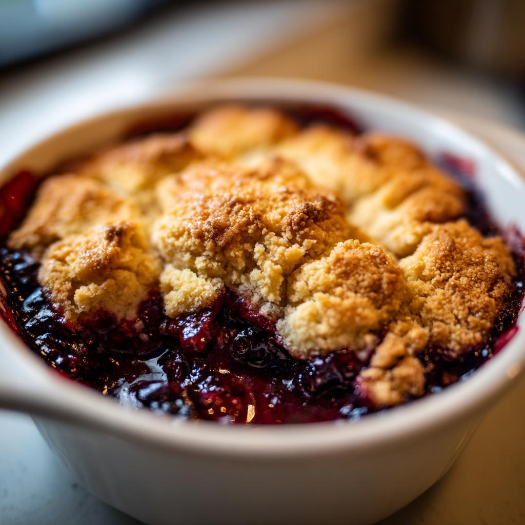 classic blackberry cobbler - Tasty