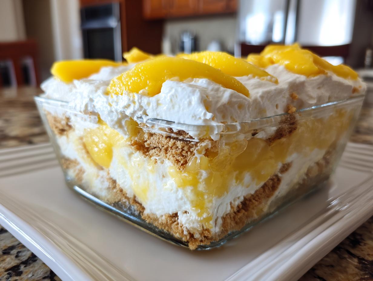 easy filipino mango float - Featured