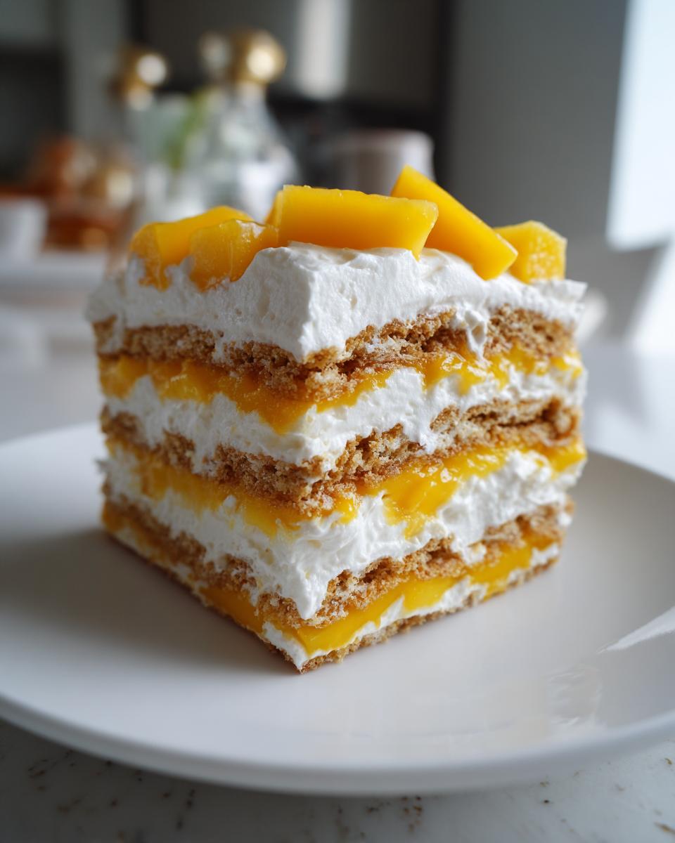 no bake mango icebox cake - Other 4