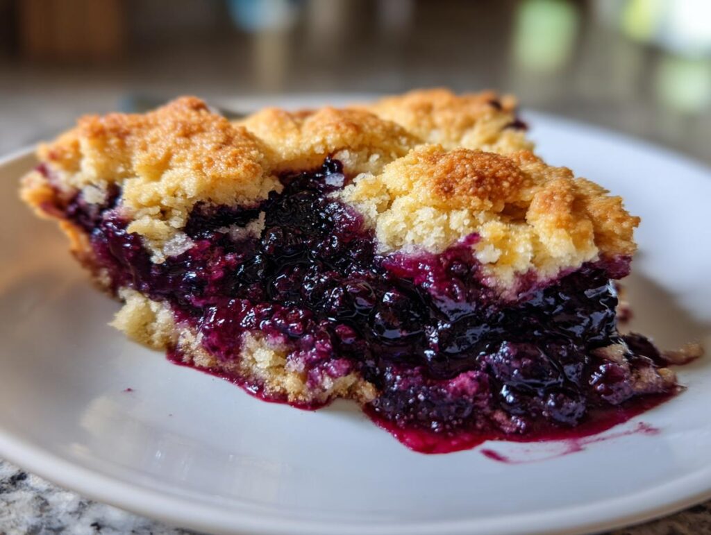old fashioned blackberry cobbler - Featured