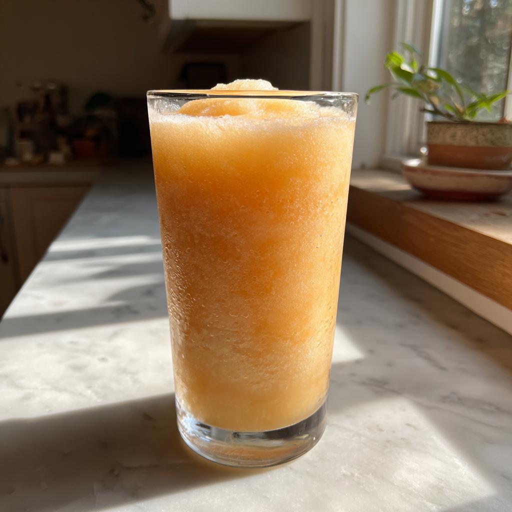 peach lemonade slush - Tasty