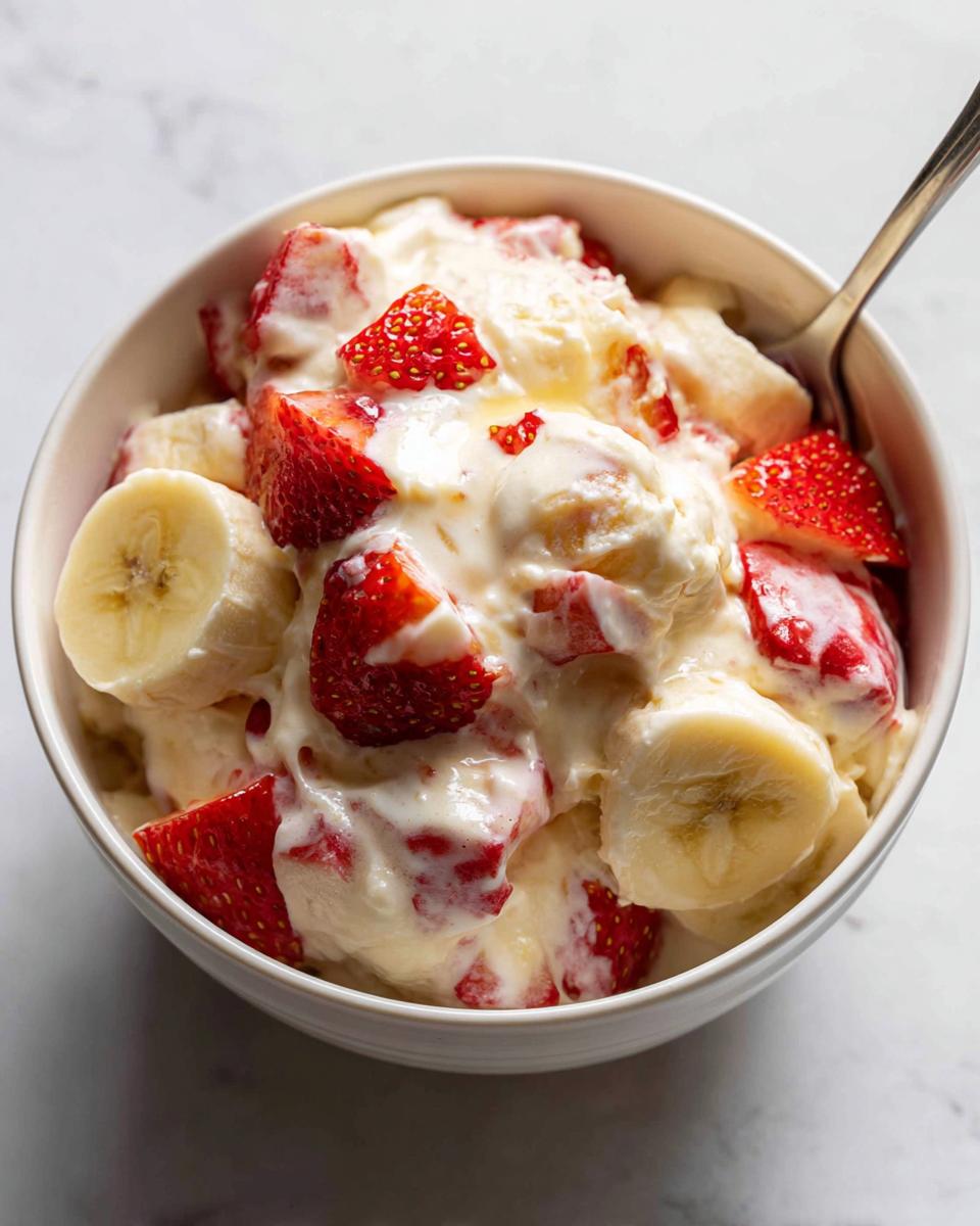 strawberry banana cheesecake salad - Other 2