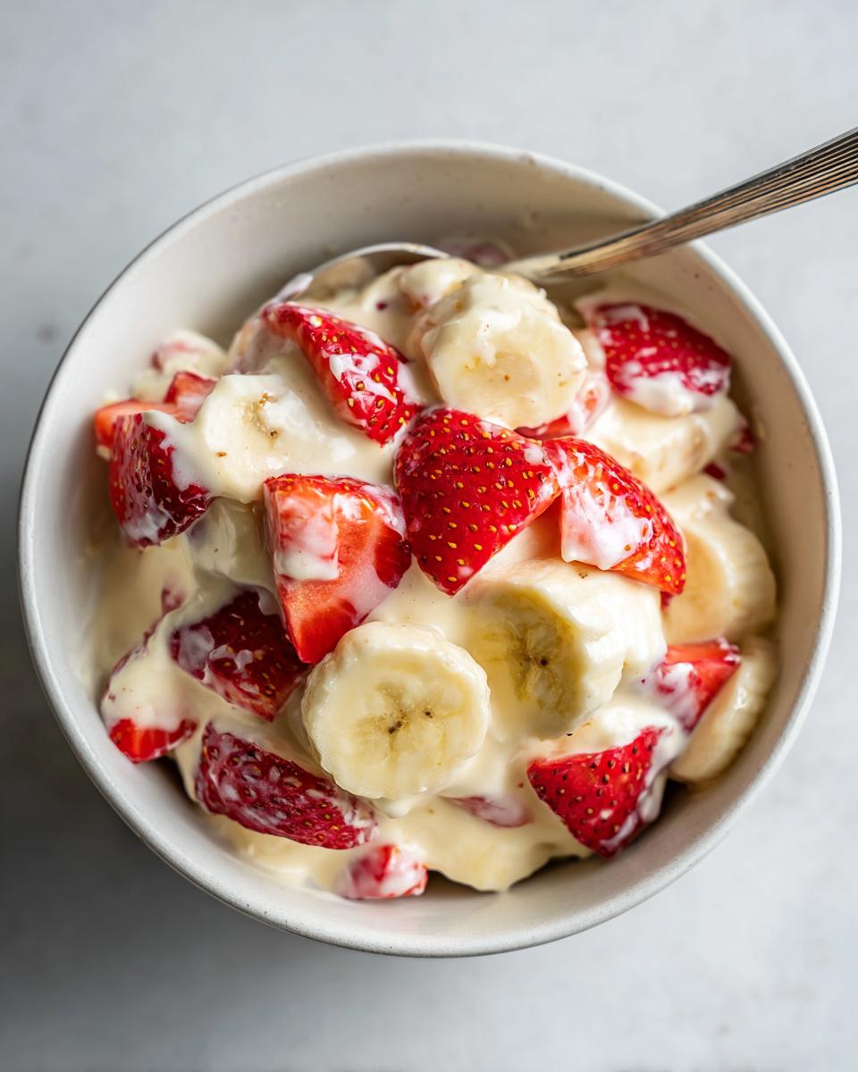 strawberry banana cheesecake salad - Other 4